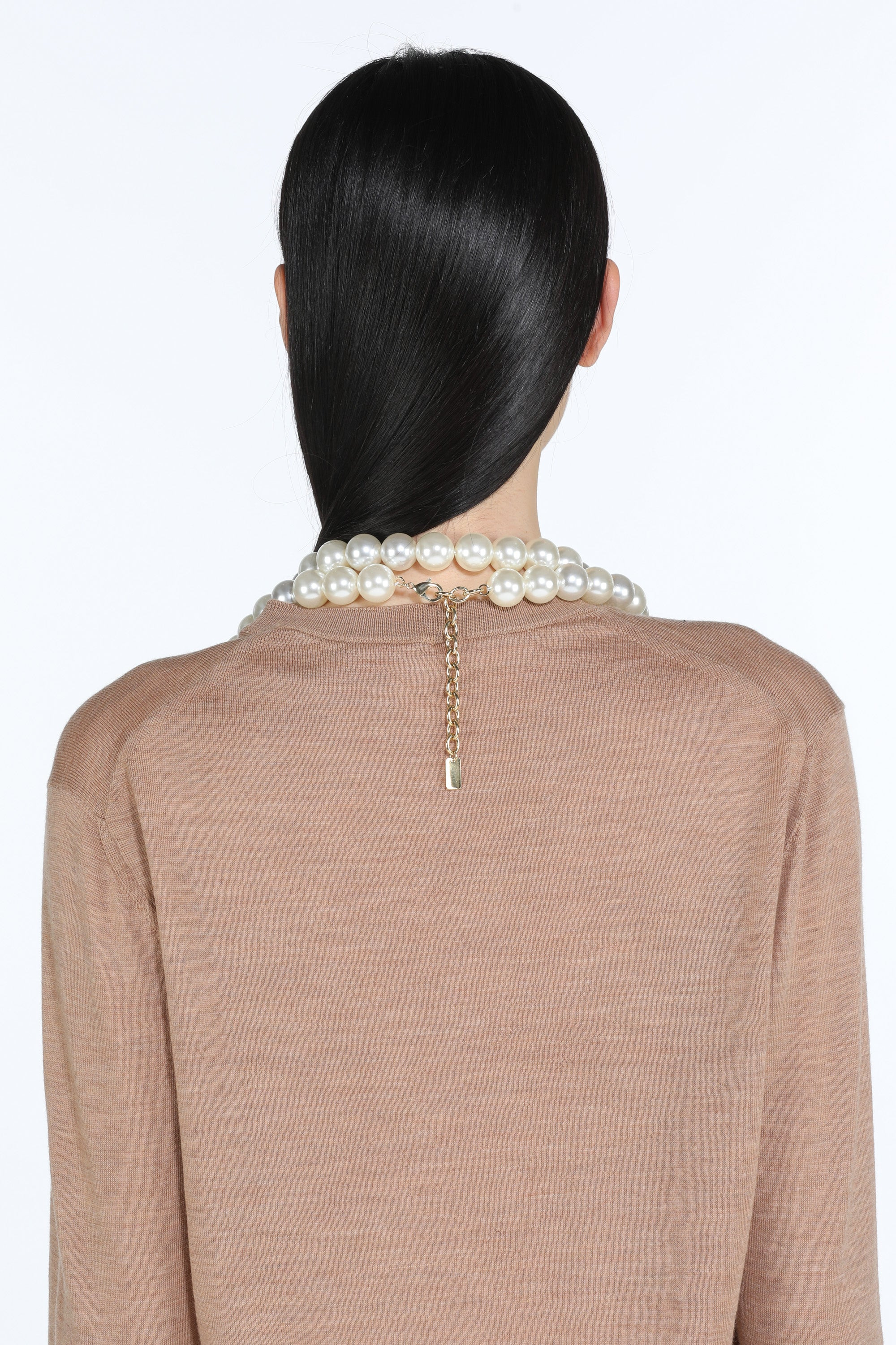 FAUX-PEARL DOUBLE NECKLACE - 3
