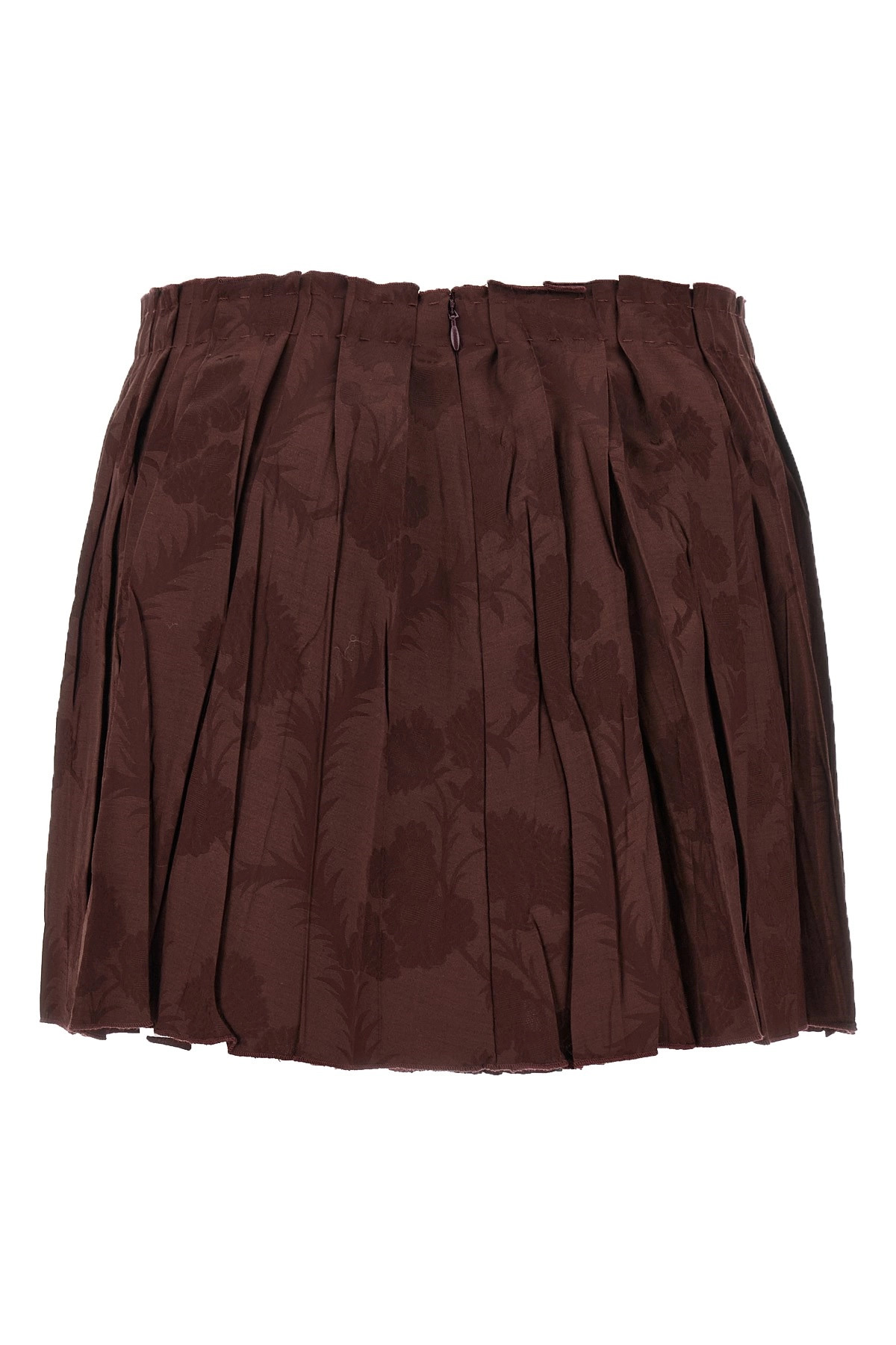 Jacquard floral patterned skirt - 2
