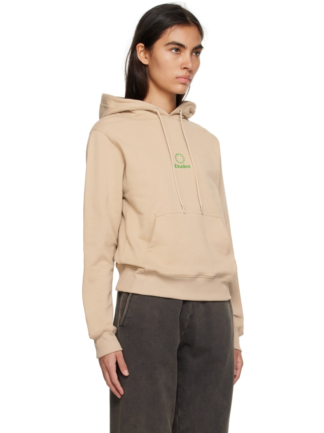 Beige Klein Hoodie - 2