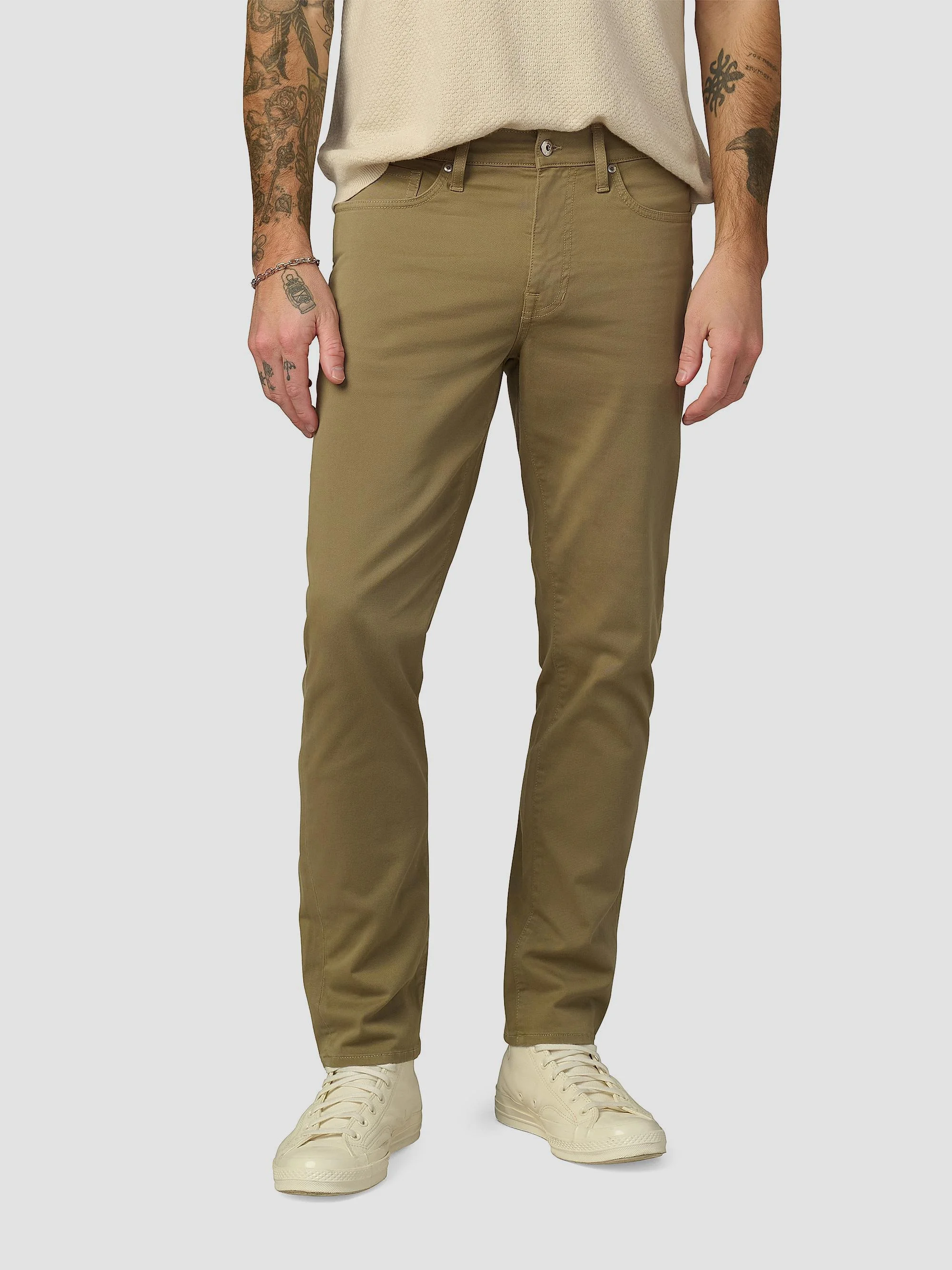 Men's Brixton Slim Straight Jeans - Seagrass - 1