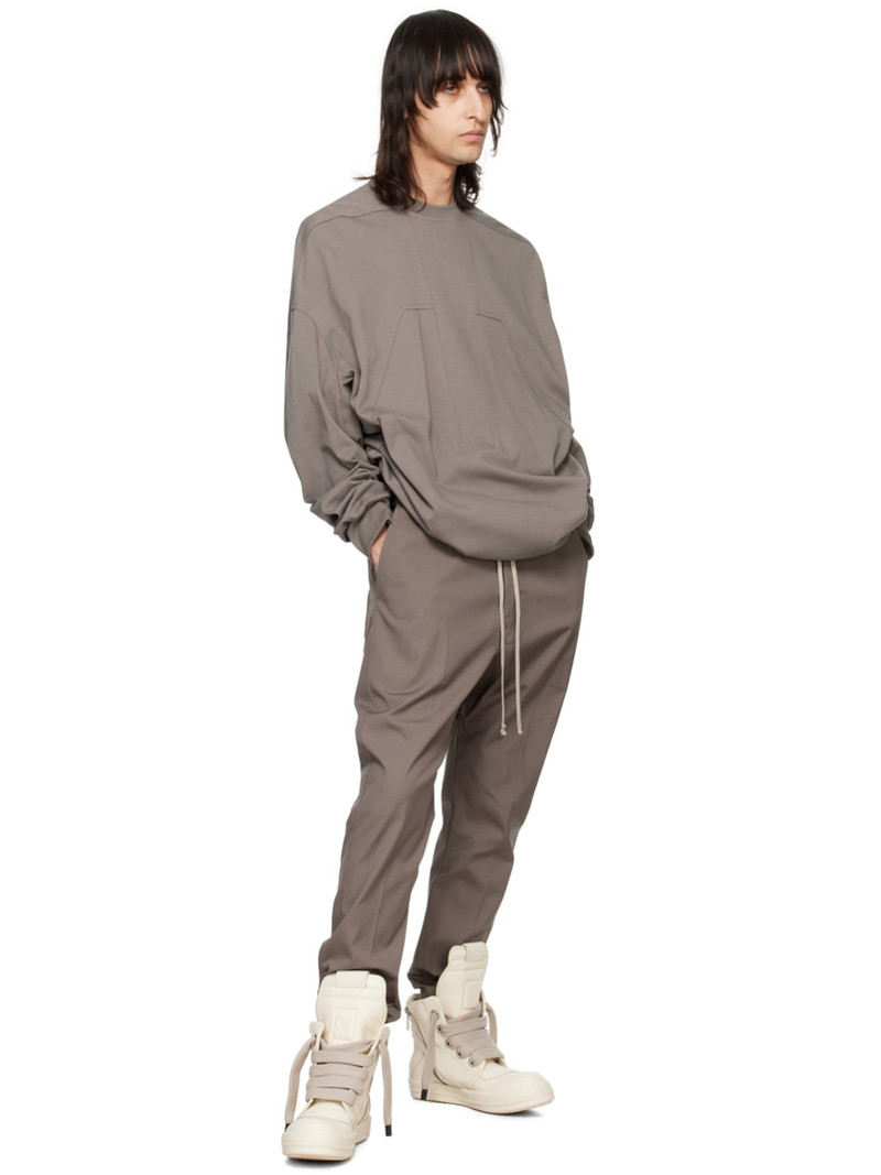 Rick Owens Gray Splintered Peter Sweatshirt outlook