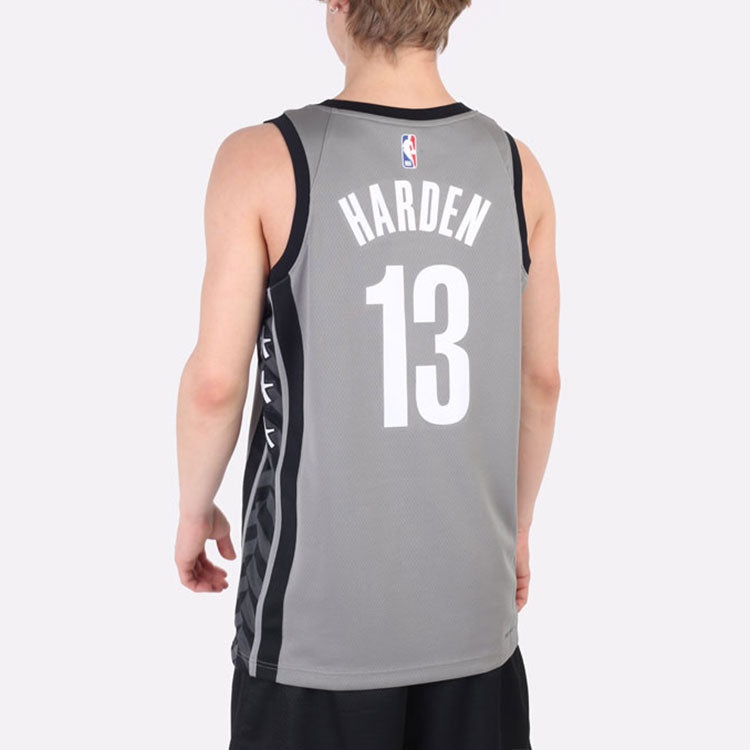 Nike NBA Brooklyn Kevin Durant 20 Basketball Jersey 'Grey White' CV9469-002 - 6