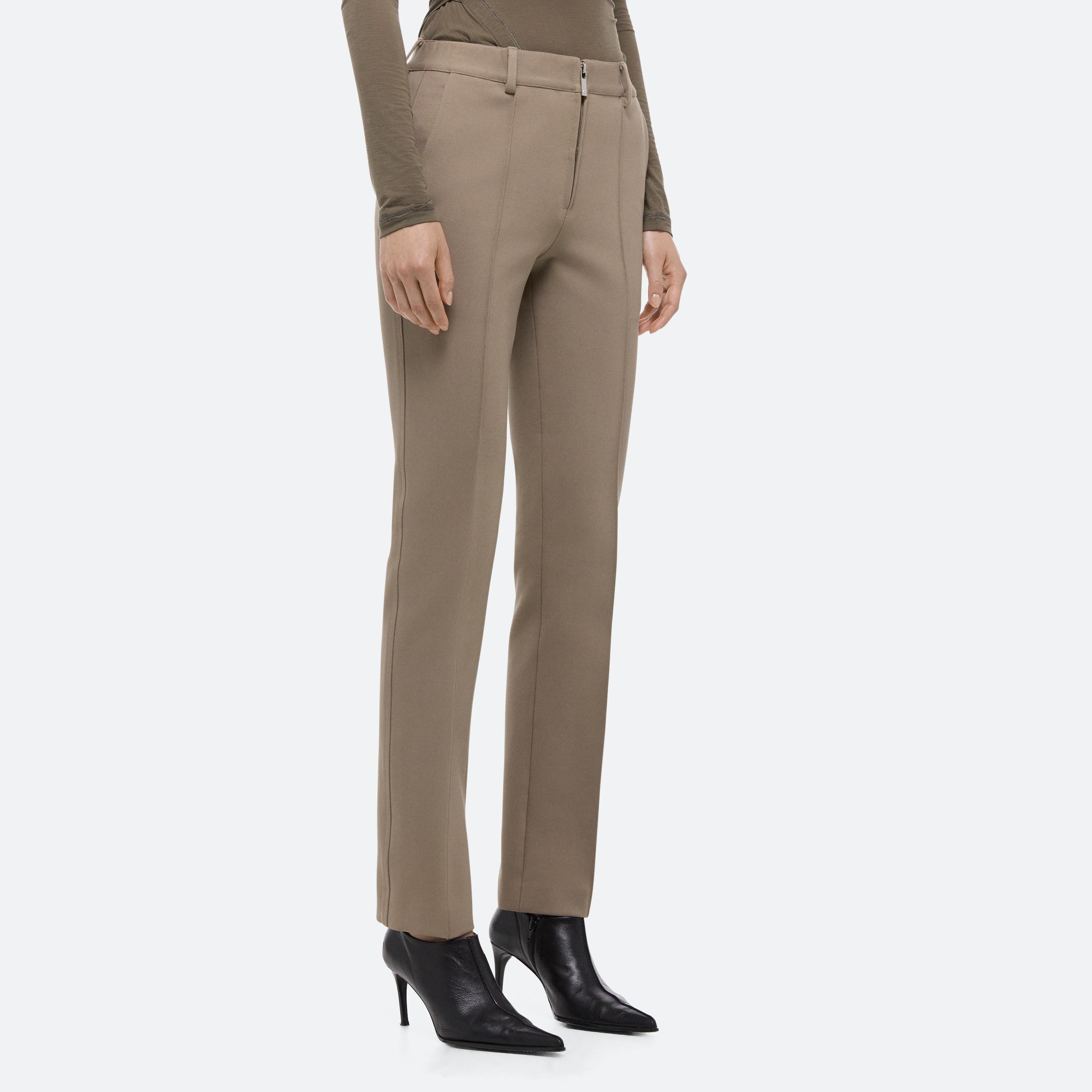 SLIM ZIP PANTS - 6