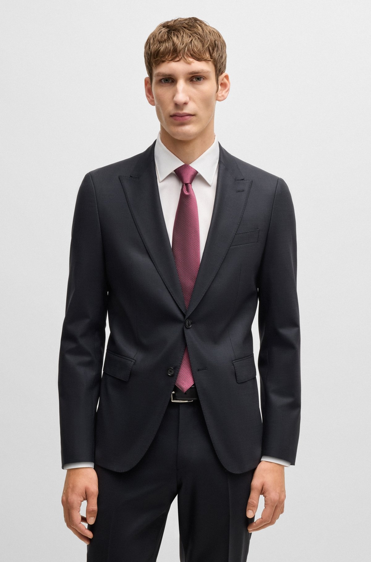 SILK-BLEND TIE WITH JACQUARD PATTERN - 2