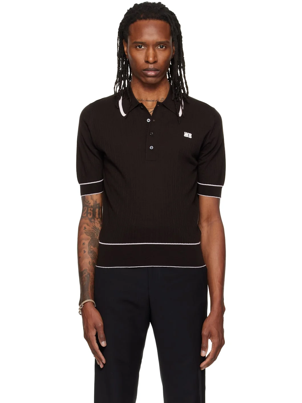 Brown John Smedley Edition Blessings Polo - 1