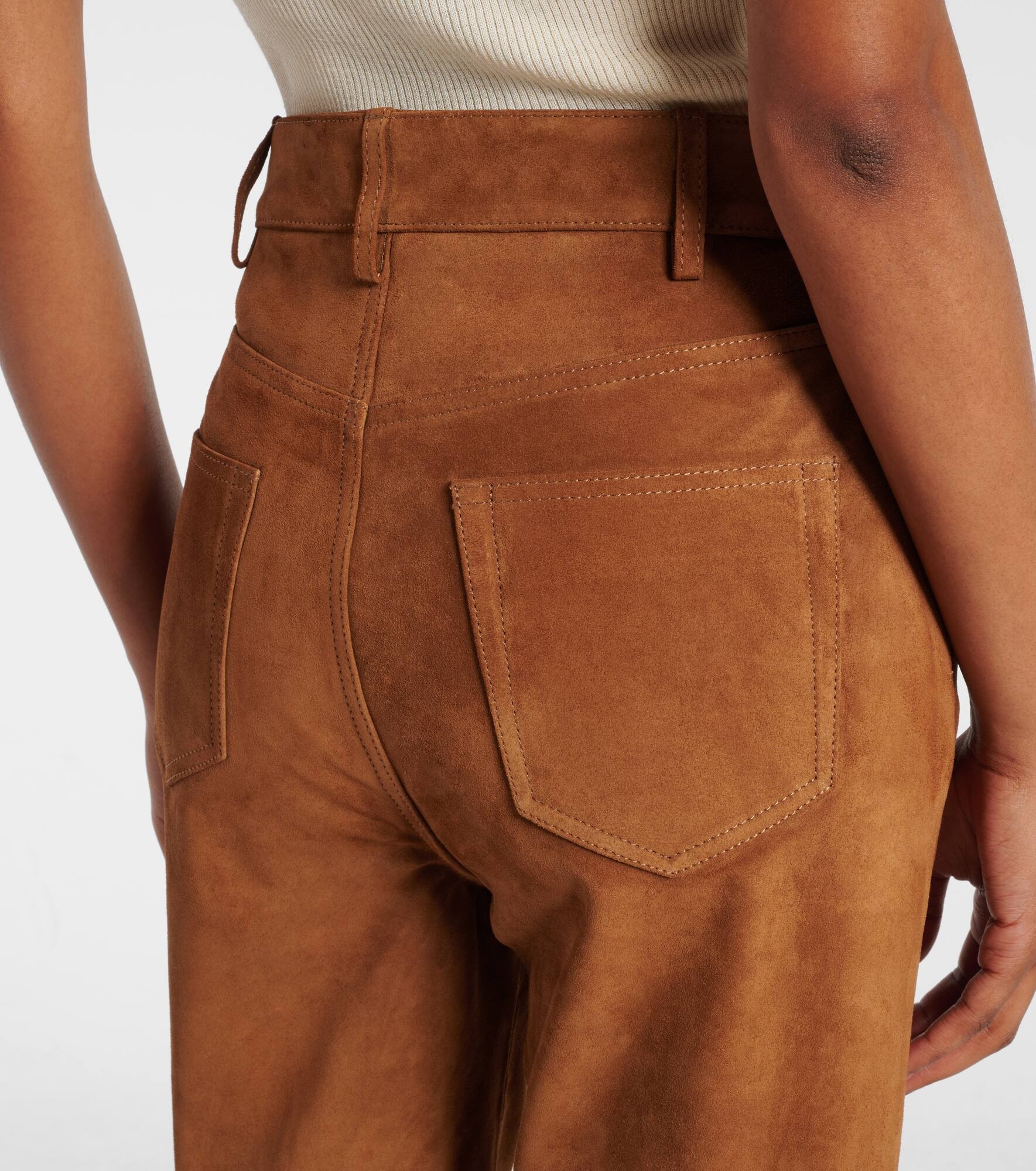Roe suede flared pants - 5
