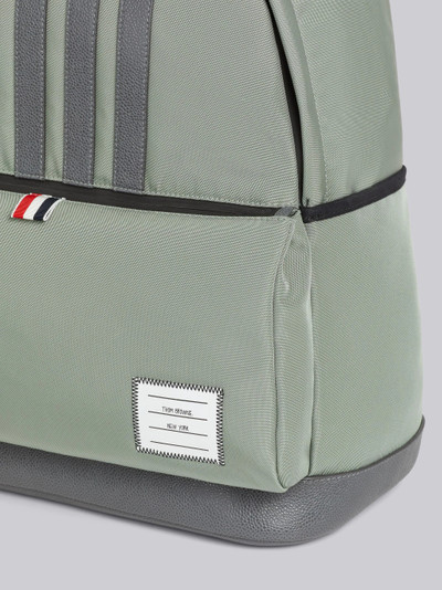 Thom Browne Medium Grey Nylon and Interlock 4-Bar Applique Easy Backpack outlook