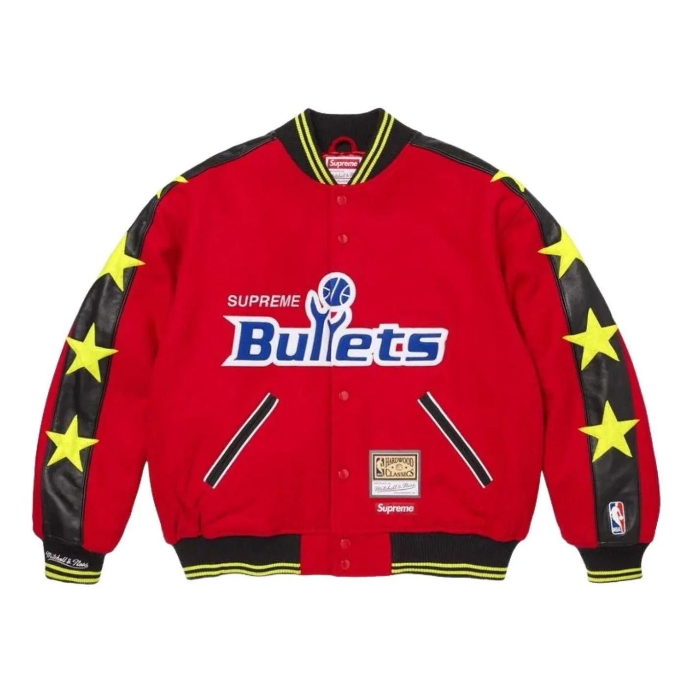 Supreme x Mitchell & Ness SS26 Teams Varsity Jacket 'Red' SUP-SS26-281-RED - 1