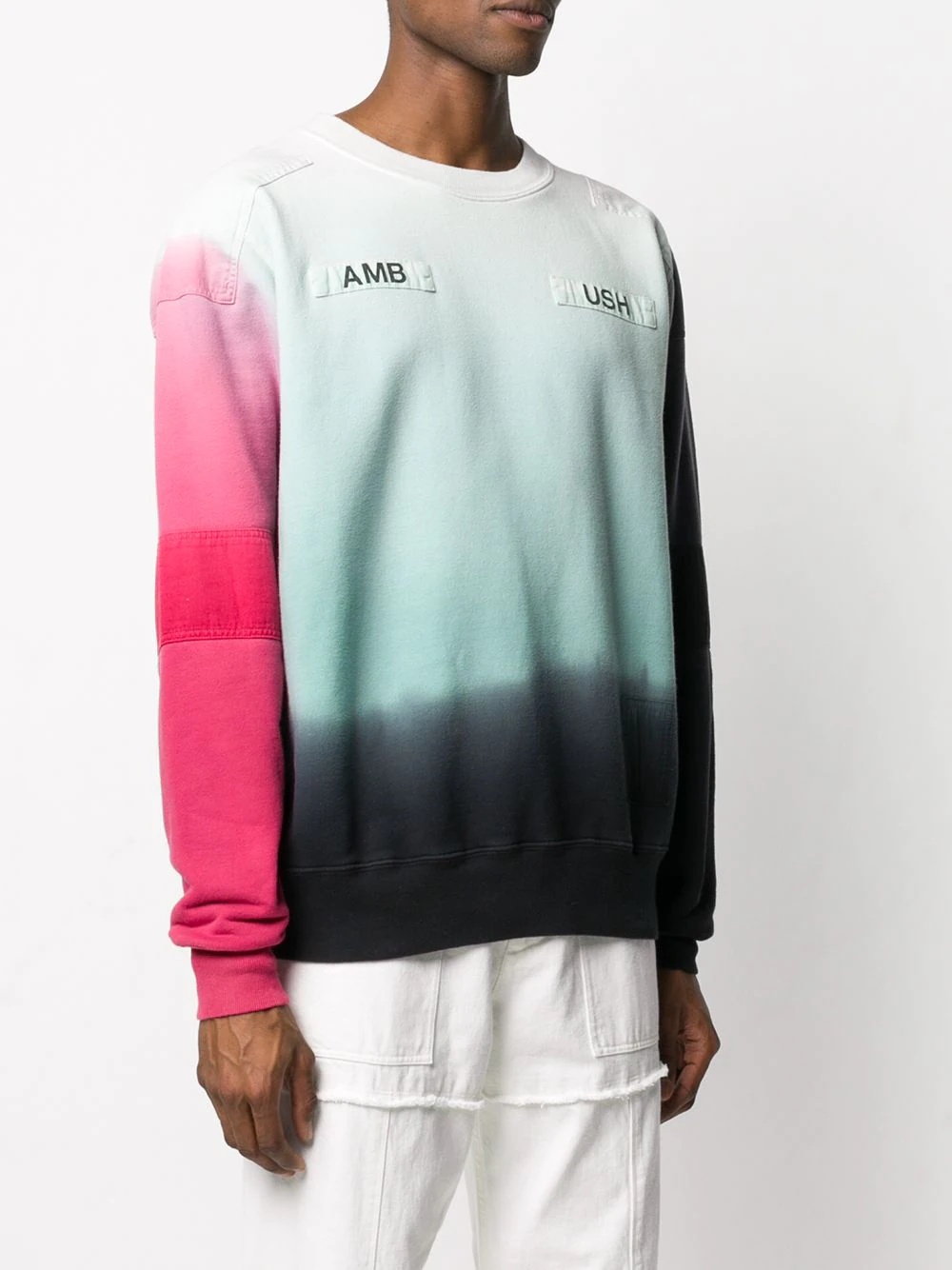 ombré logo-print sweatshirt - 4