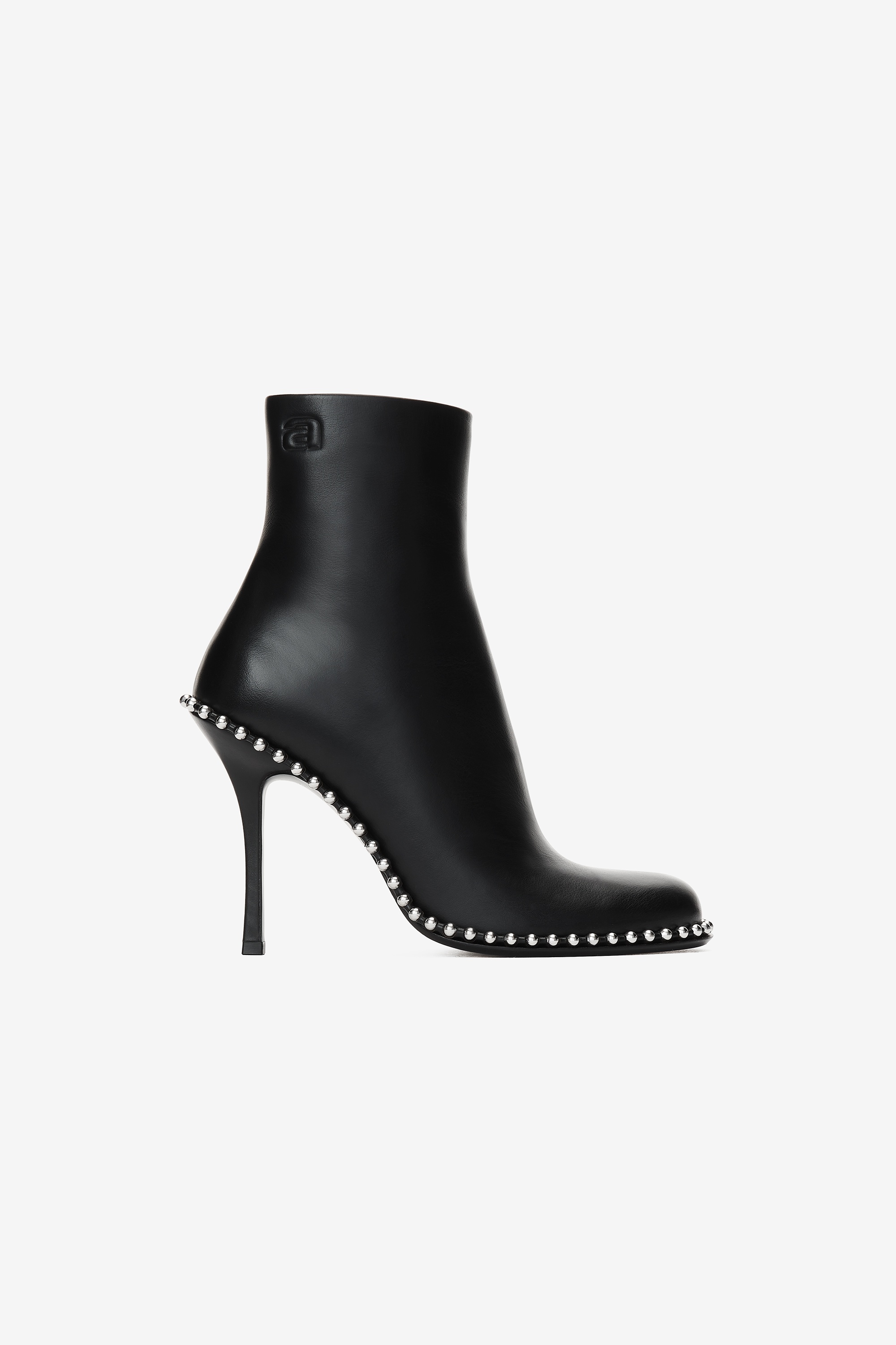 nova round toe ankle boot in leather - 1