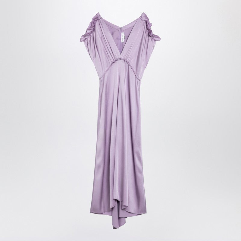 Victoria Beckham midi dress with ruffles - 1