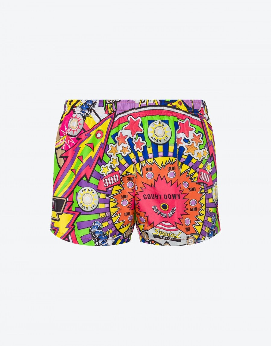 PINBALL PRINT BEACH BOXERS - 1