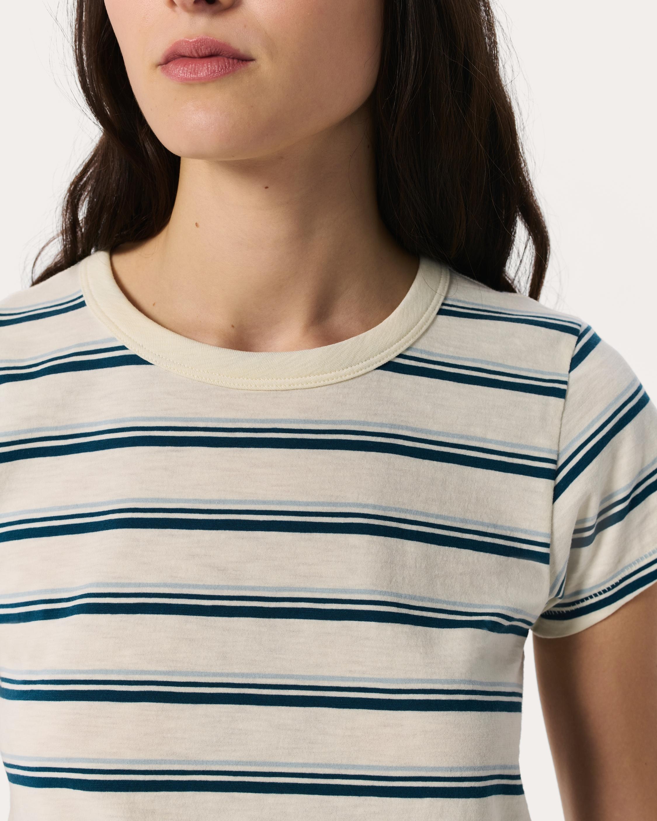 The Slub Striped Tee - 4
