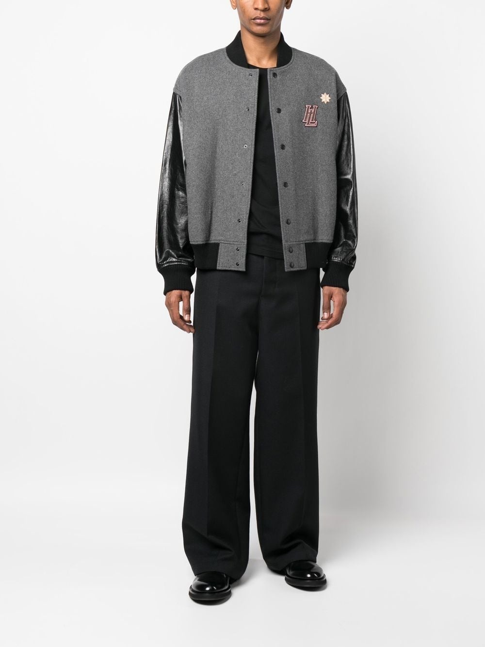 LOGO VARSITY BOMBER JACKET - 4