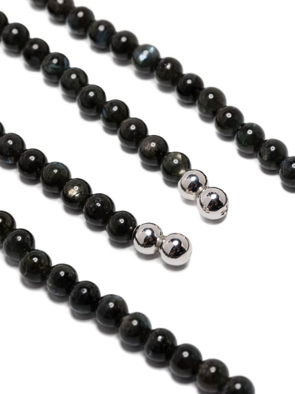 larvikite bead necklace - 2
