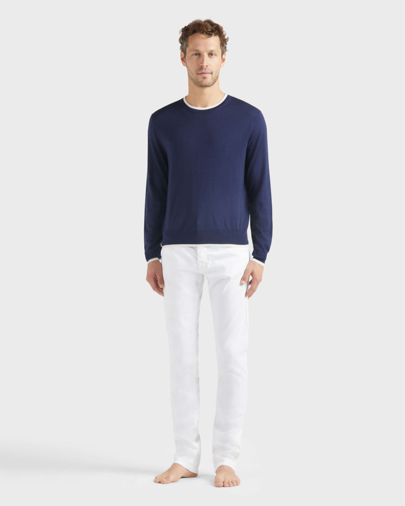 Vilebrequin MEN MERINO WOOL CASHMERE SILK CREWNECK SWEATER outlook