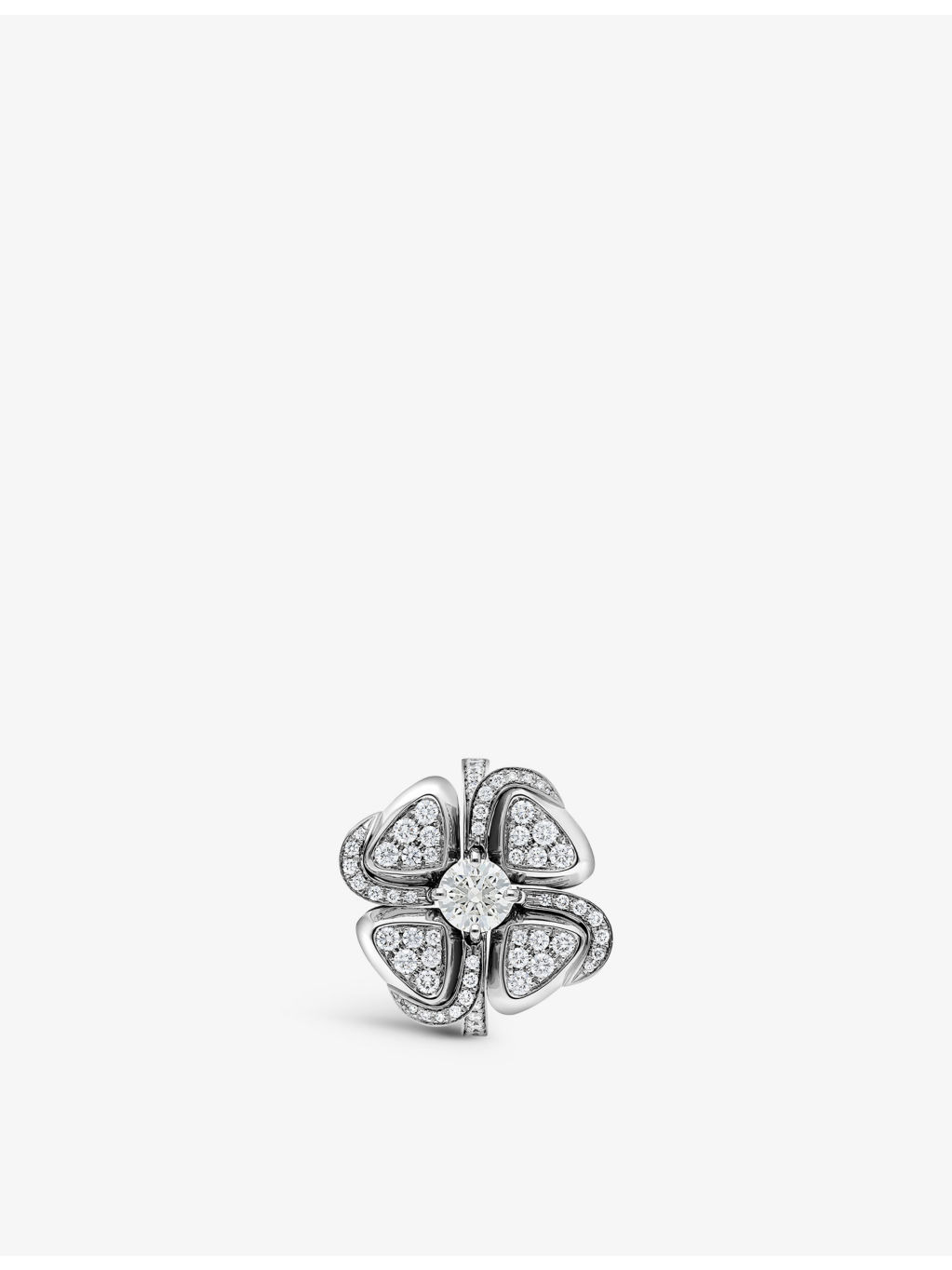 Fiorever 18ct white-gold and diamond ring - 2