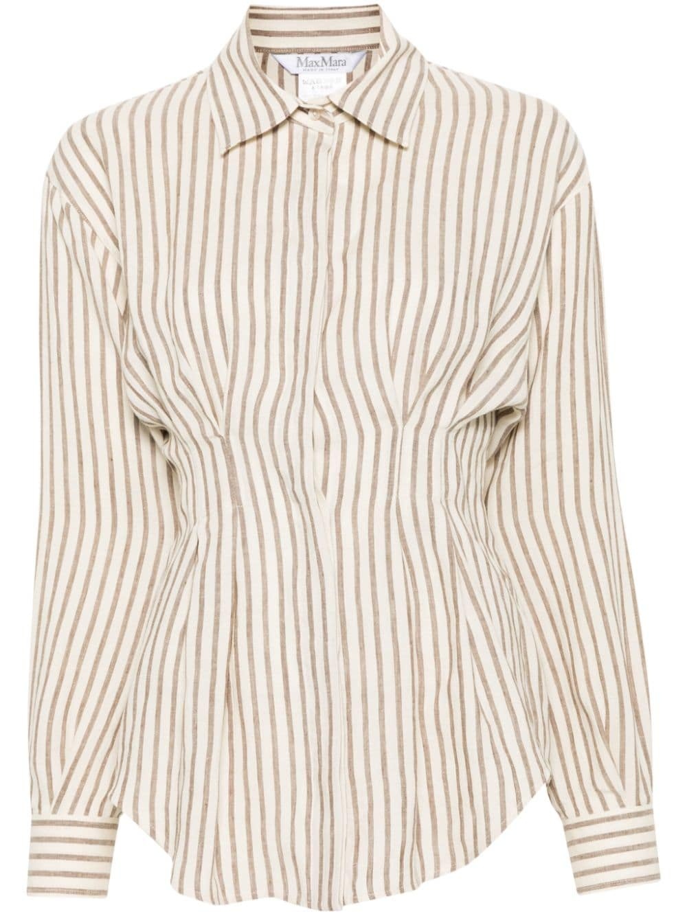 Eritrea striped linen shirt - 1