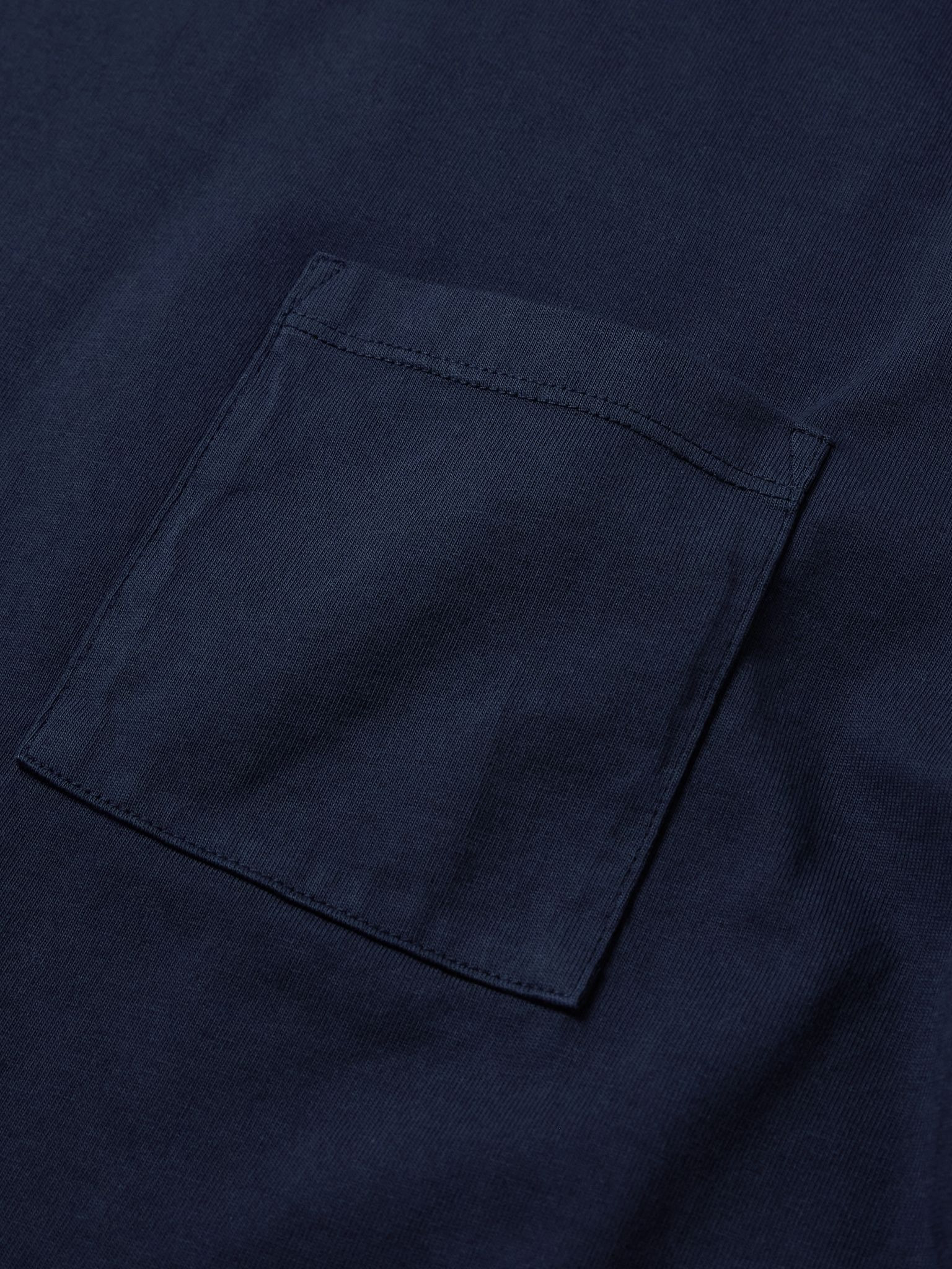 Cotton-Jersey T-Shirt Navy - 5