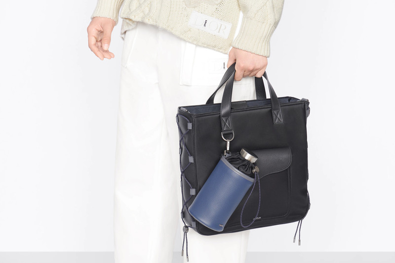 DIOR AND SACAI Saddle Tote with Shoulder Strap 7