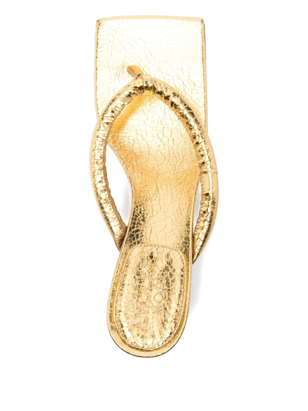 60mm knotted square-toe sandals - 4
