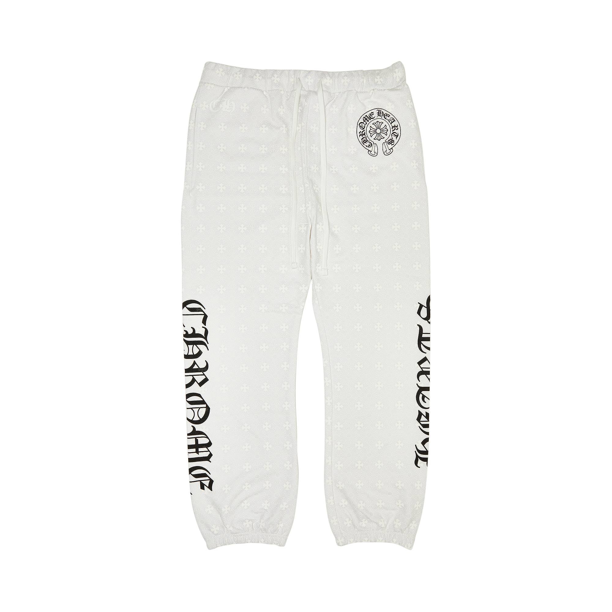 Chrome Hearts Chrome Hearts Monogram Sweatpants White REVERSIBLE