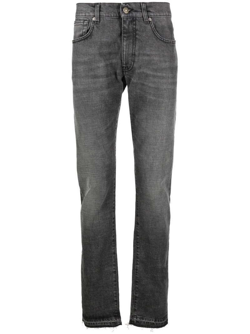 logo-patch slim-fit jeans 1