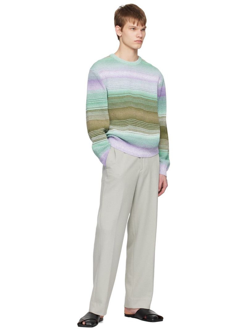 SOLID HOMME Multicolor Striped Sweater outlook