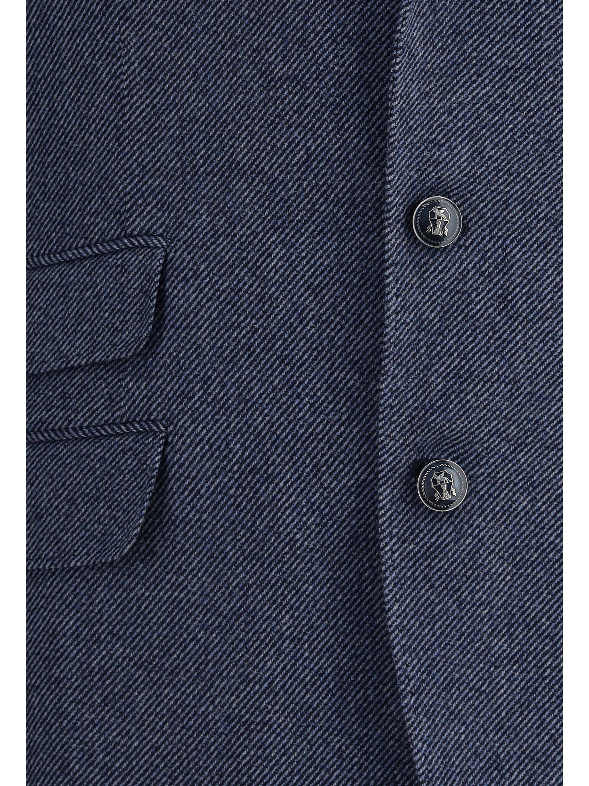 Brunello Cucinelli Men Wool Blazer Jacket - 3