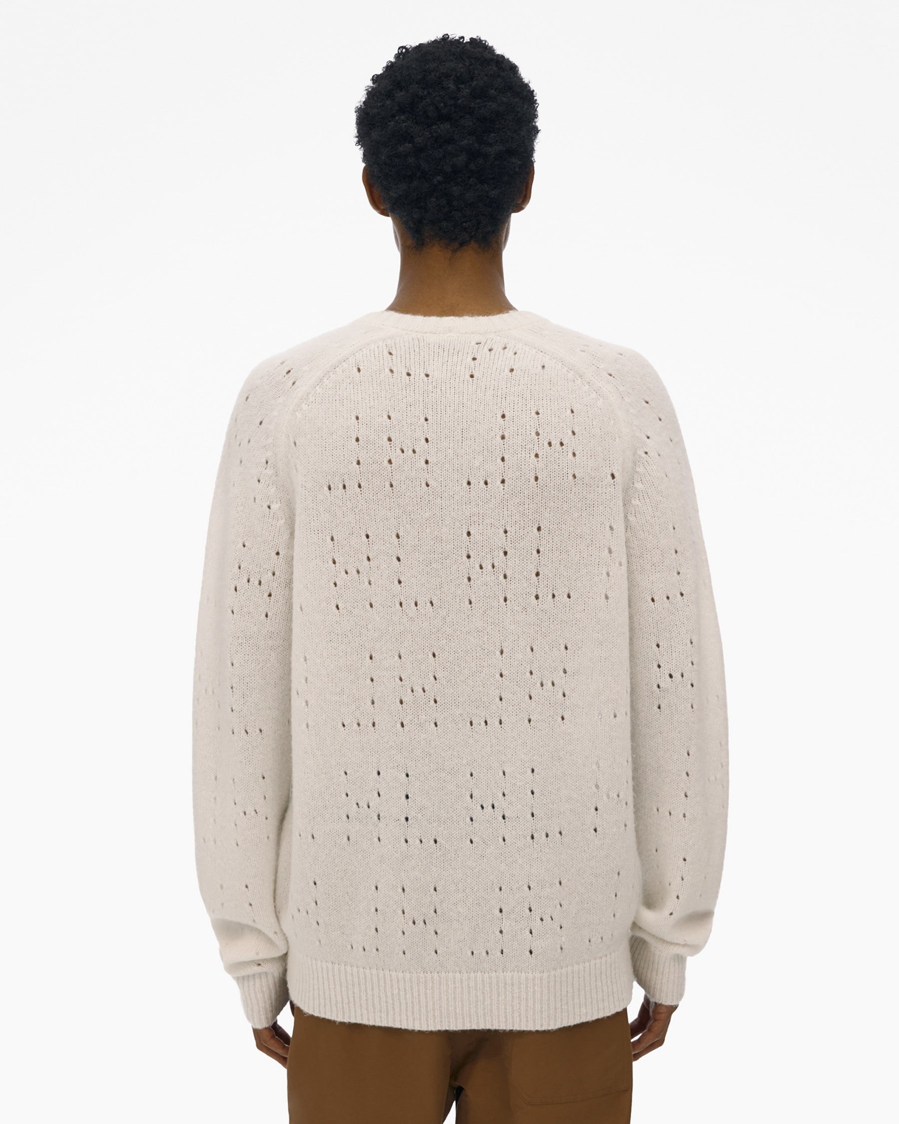 LOGO POINTELLE SWEATER - 4