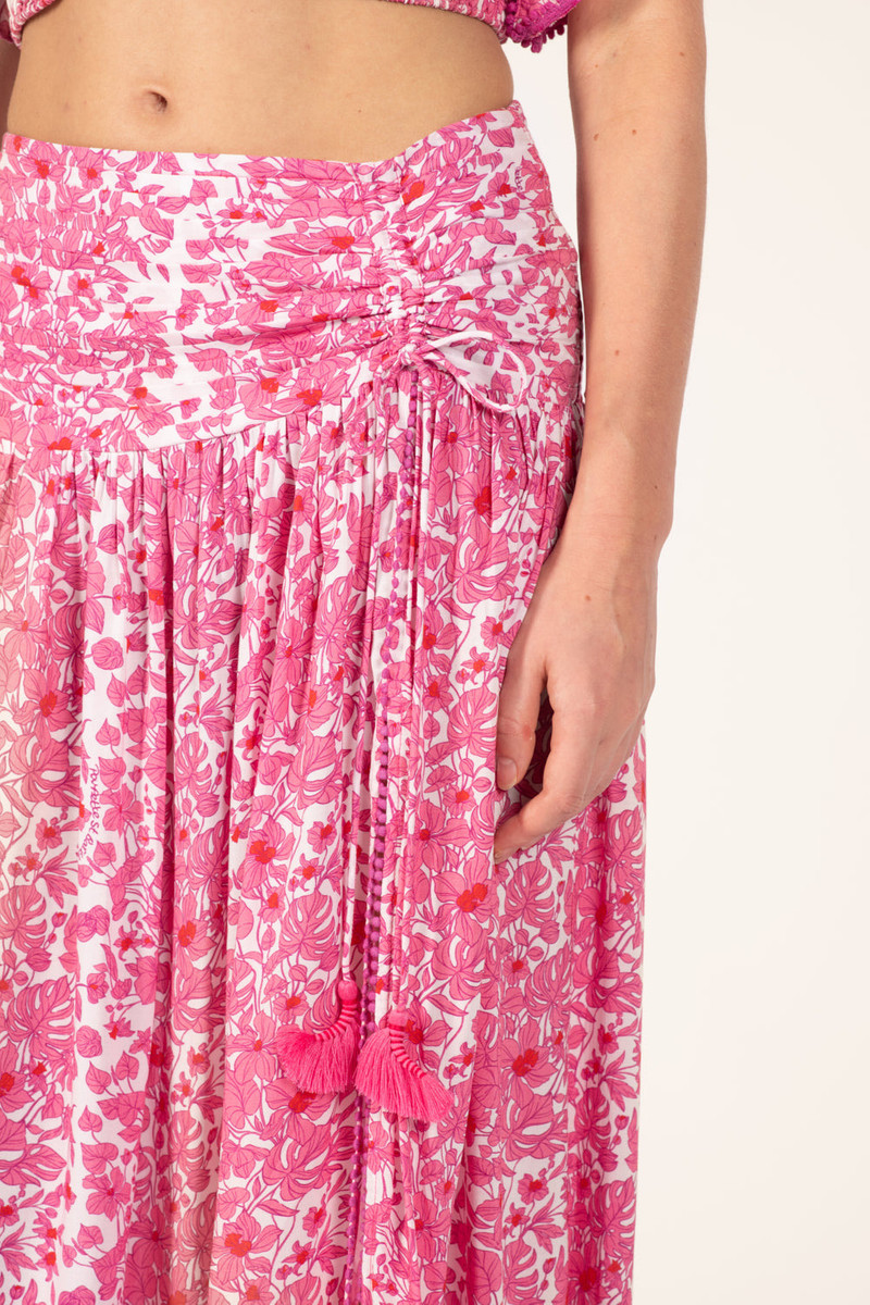 Long Skirt Carla - Pink Aquaflora 8