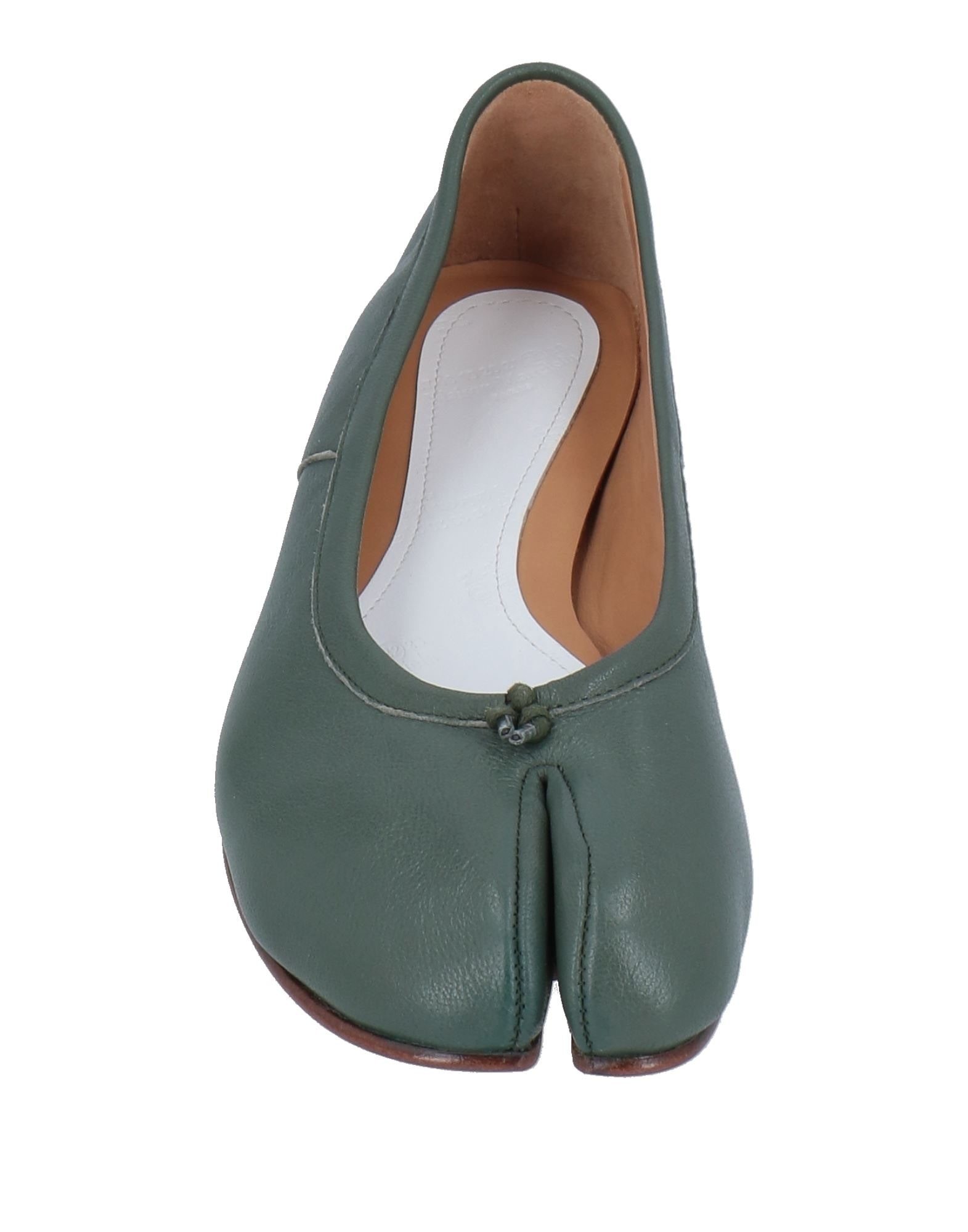 Military green Women's Ballet Flats - 4