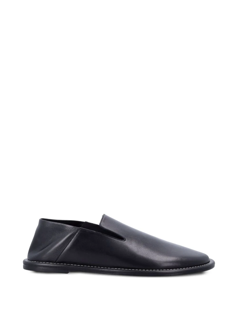 topstitched loafers - 1