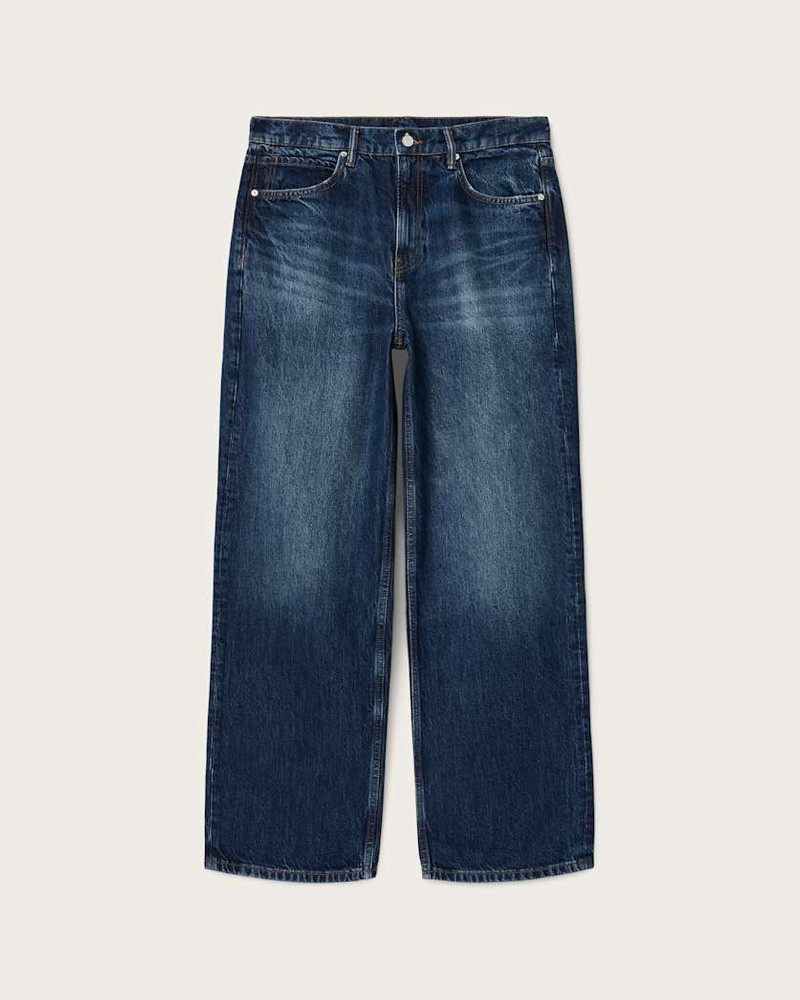 LENNY LOOSE FIT WIDE LEG DENIM JEANS 1