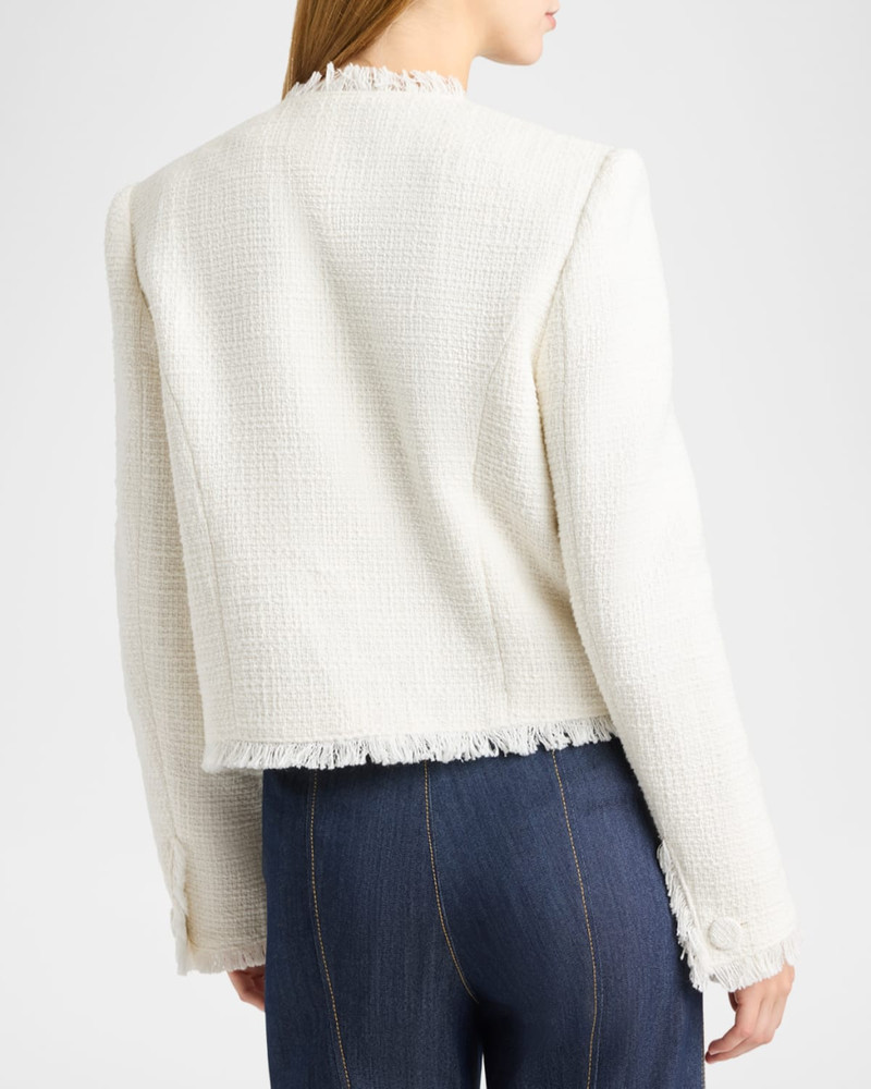 Cinq à Sept Christie Crunchy Flower Tweed Jacket outlook
