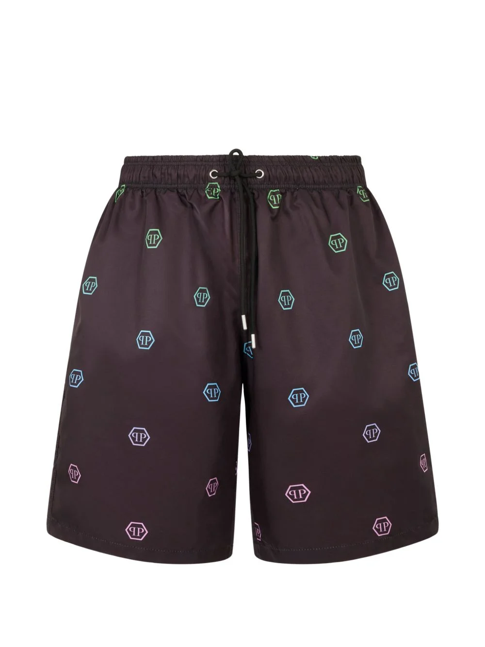 monogram drawstring shorts - 1
