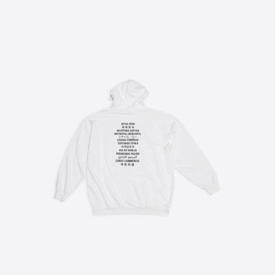 BALENCIAGA Fortnite©2021 Hoodie Medium Fit in White outlook