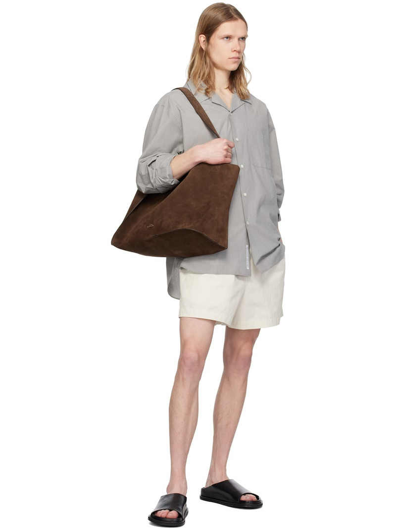 Studio Nicholson Off-White Elio Shorts outlook