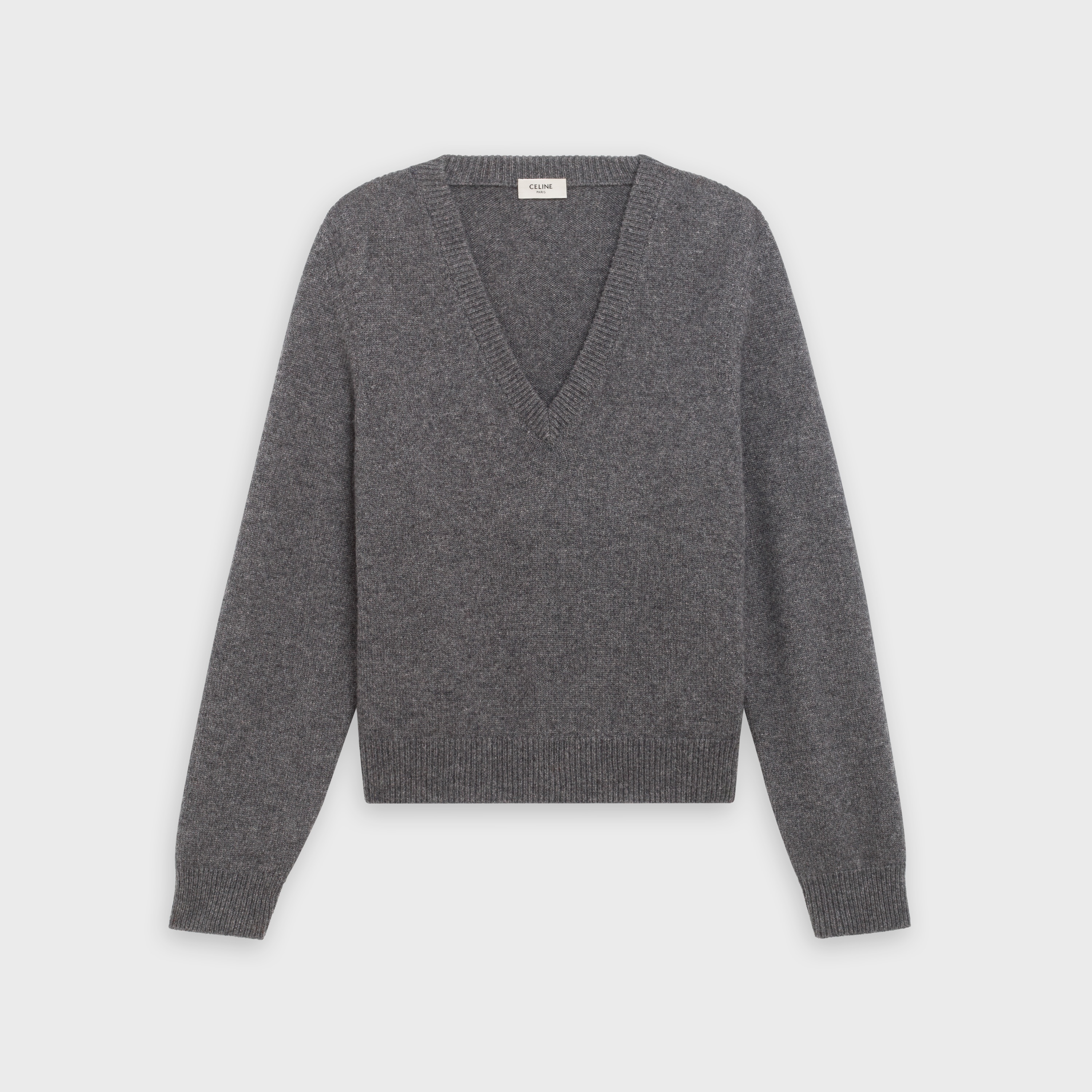 V-NECK SWEATER IN ICONIC CASHMERE - 1