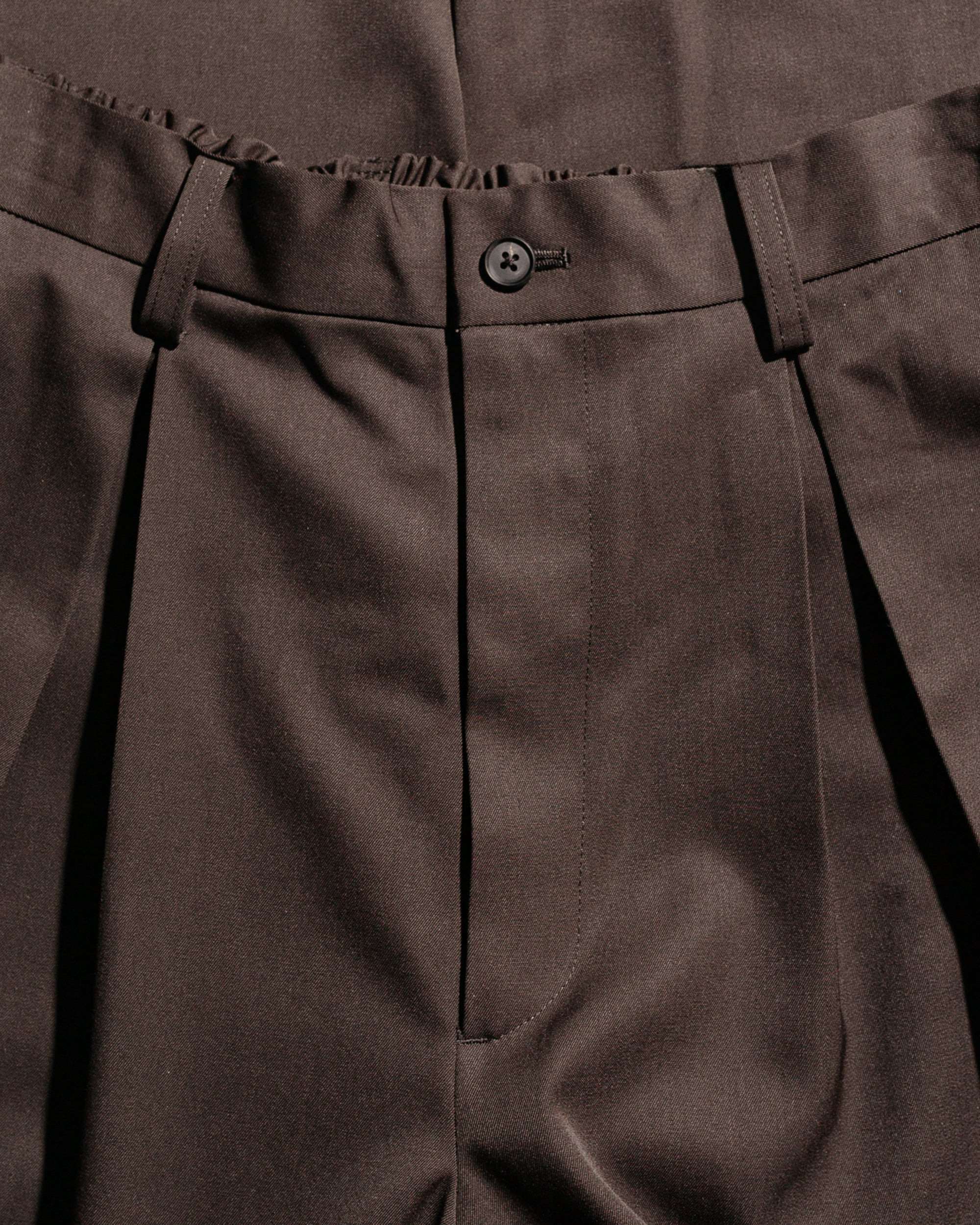 Easy Wide Trousers Grey Khaki - 5