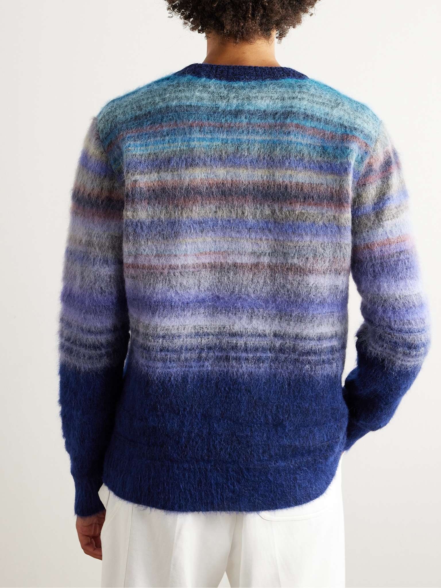 Space-Dyed Degradé Mohair Sweater - 3