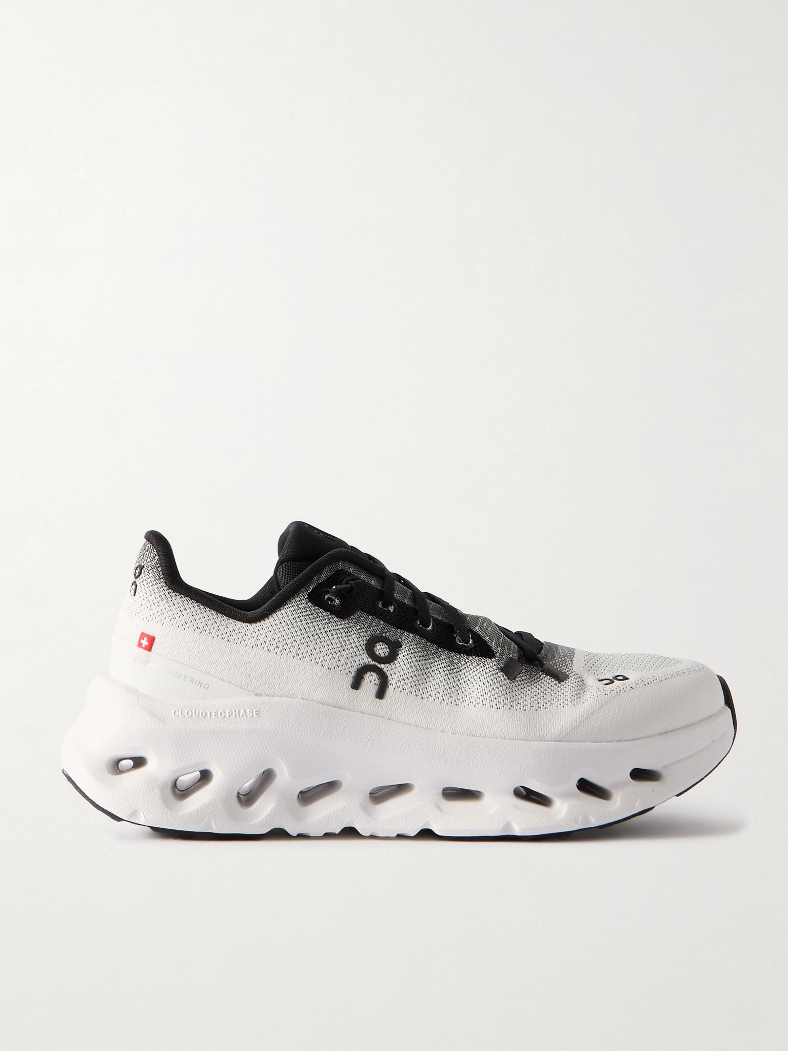 Cloudtilt stretch recycled-knit sneakers White - 1