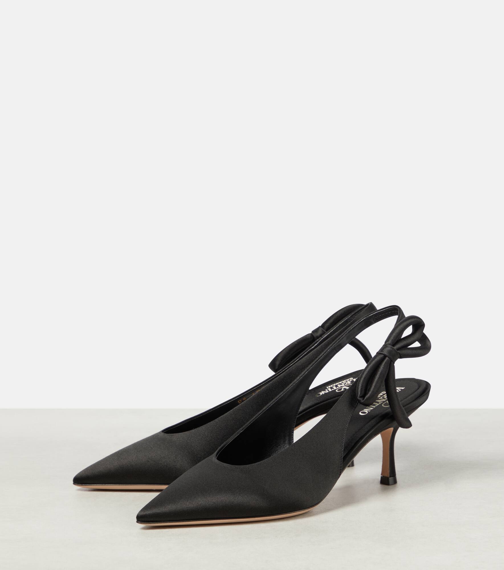 Nite-Out 70 satin slingback pumps - 5