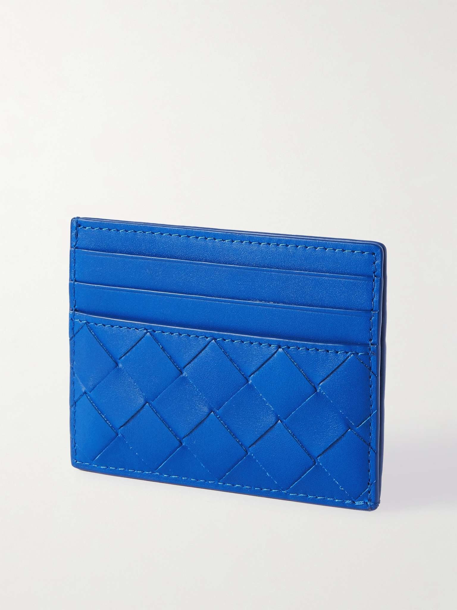 Intrecciato Leather Cardholder - 3