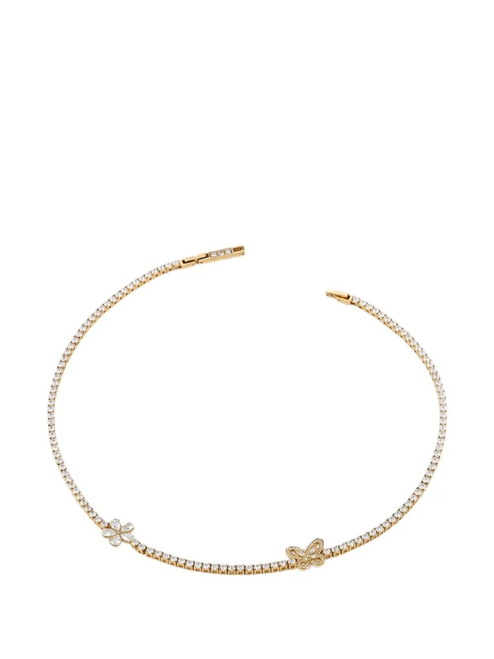 Lily tennis-chain necklace - 1