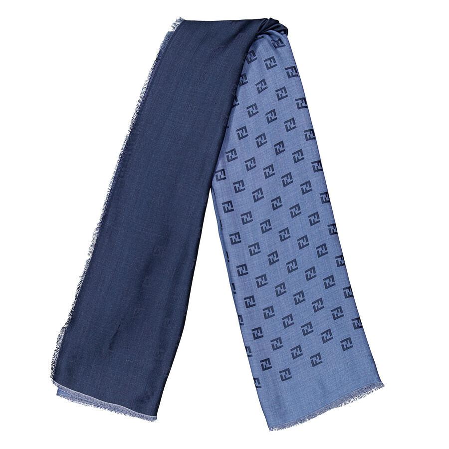 Fendi Square Monogram-Print Scarf - 3