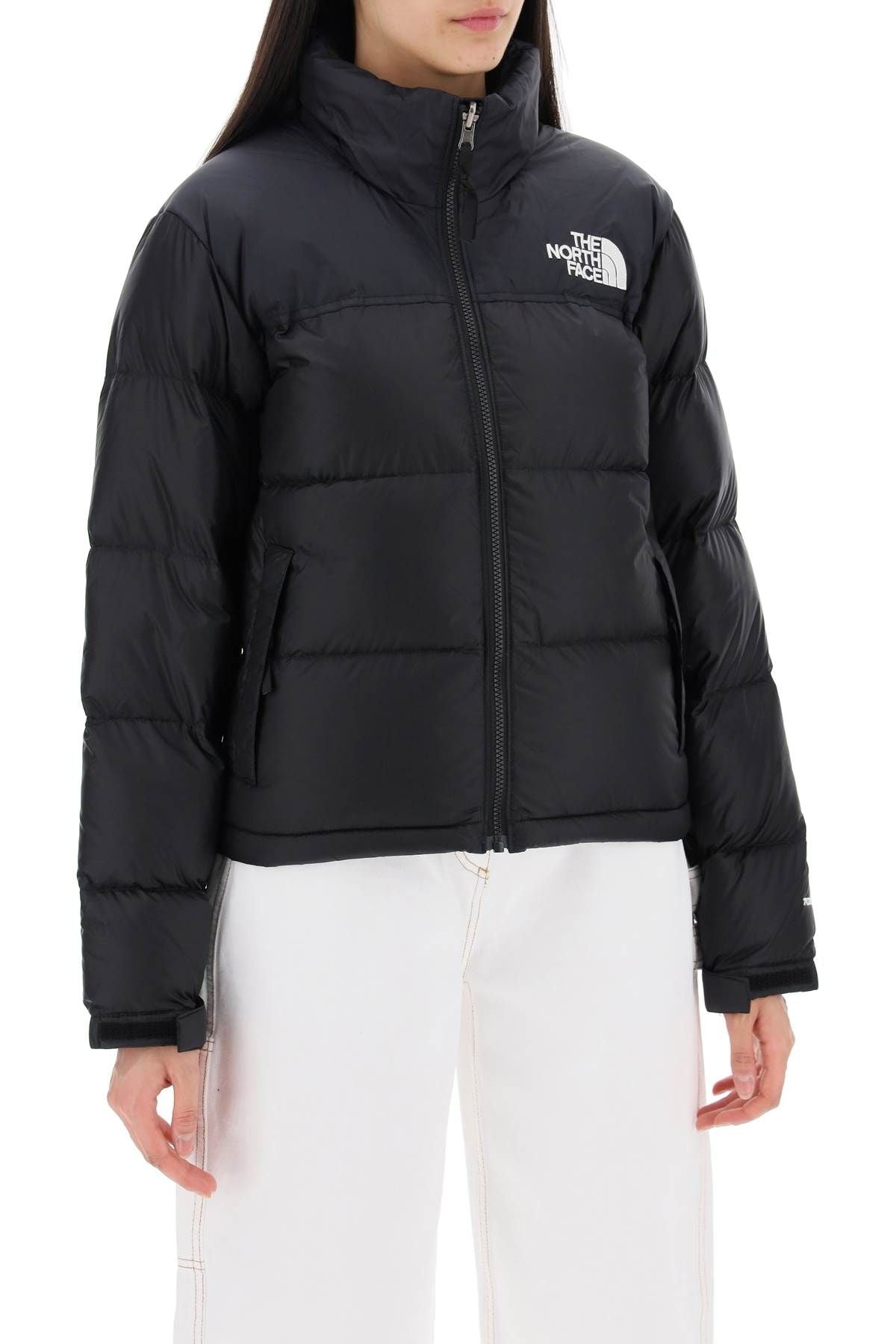 The North Face RIPSTOP NYLON NUPTSE CROPPED DOWN JACKET
