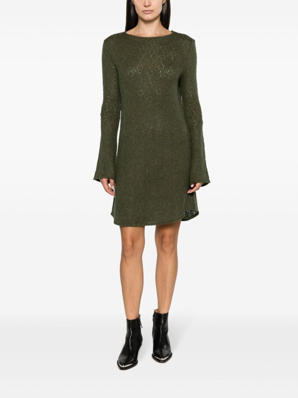 Two Face crochet-knit minidress - 2