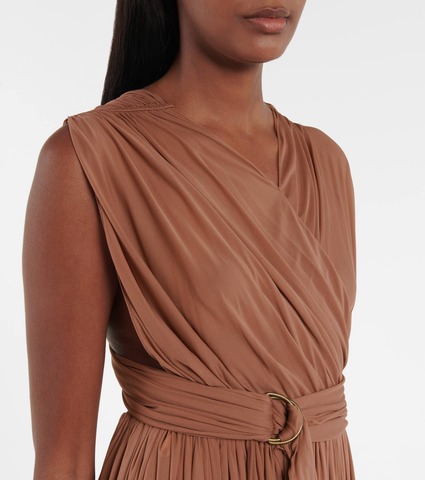 Plissé midi dress - 4
