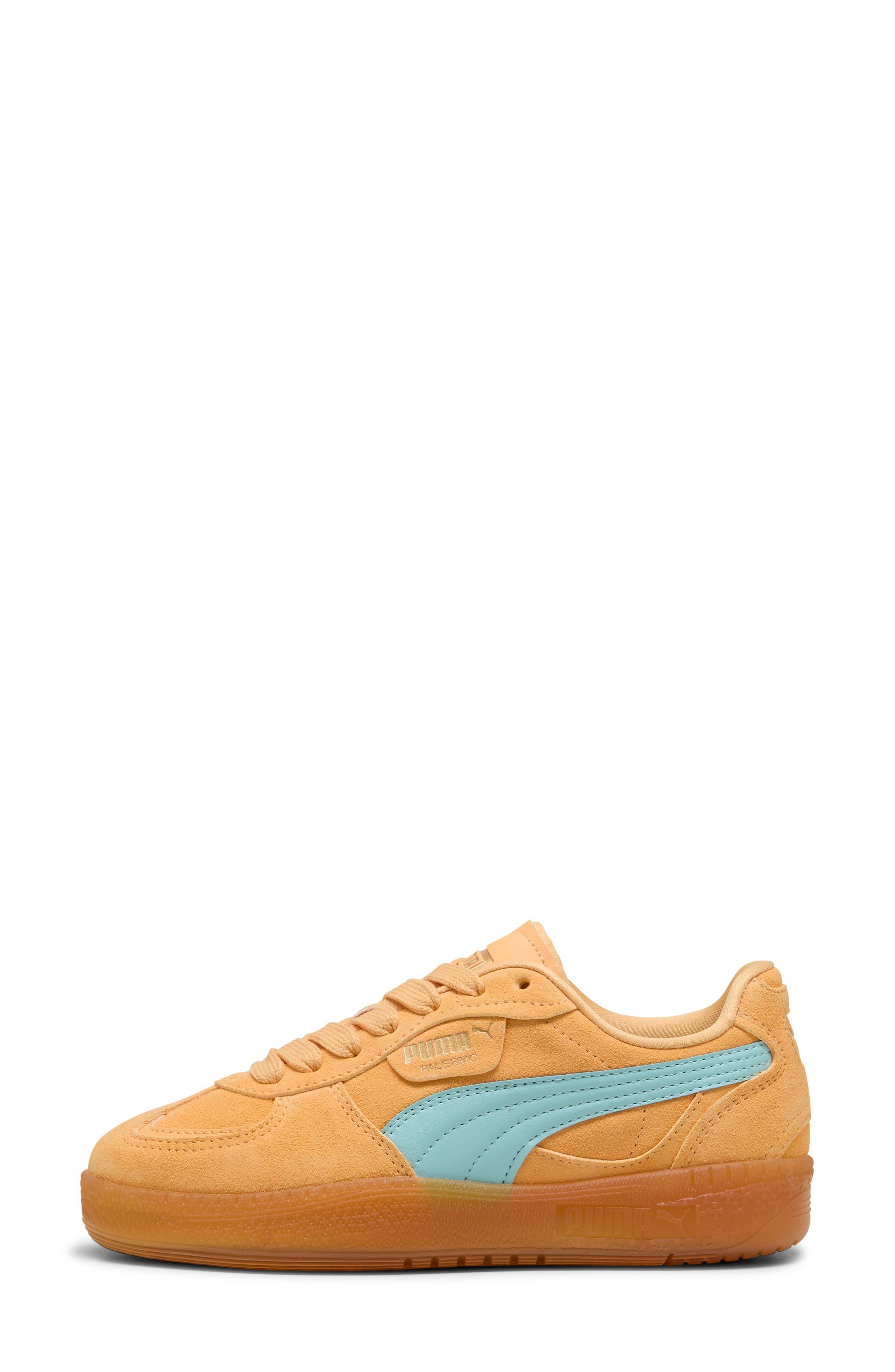 PUMA Palermo Moda Xtra Gum Rubber Sneaker in Almost Apricot-Safe Lake at Nordstrom - 6